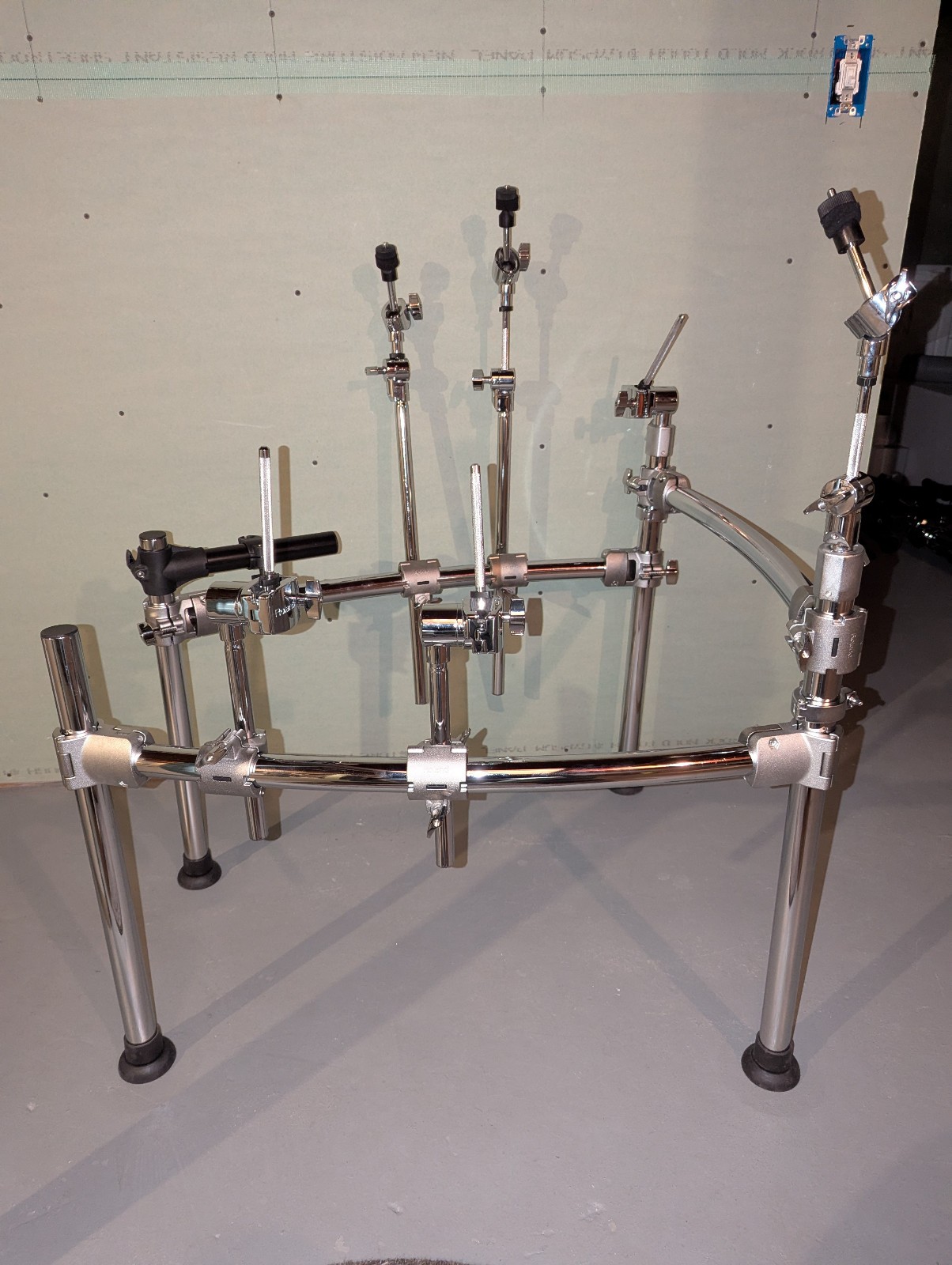 Roland MDS Stage V-Drum Rack 2010s - Chrome w Cables