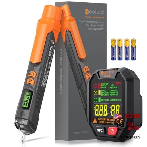 12V-1000V/48V-1000V Voltage Detector Pen and Receptacle Tester