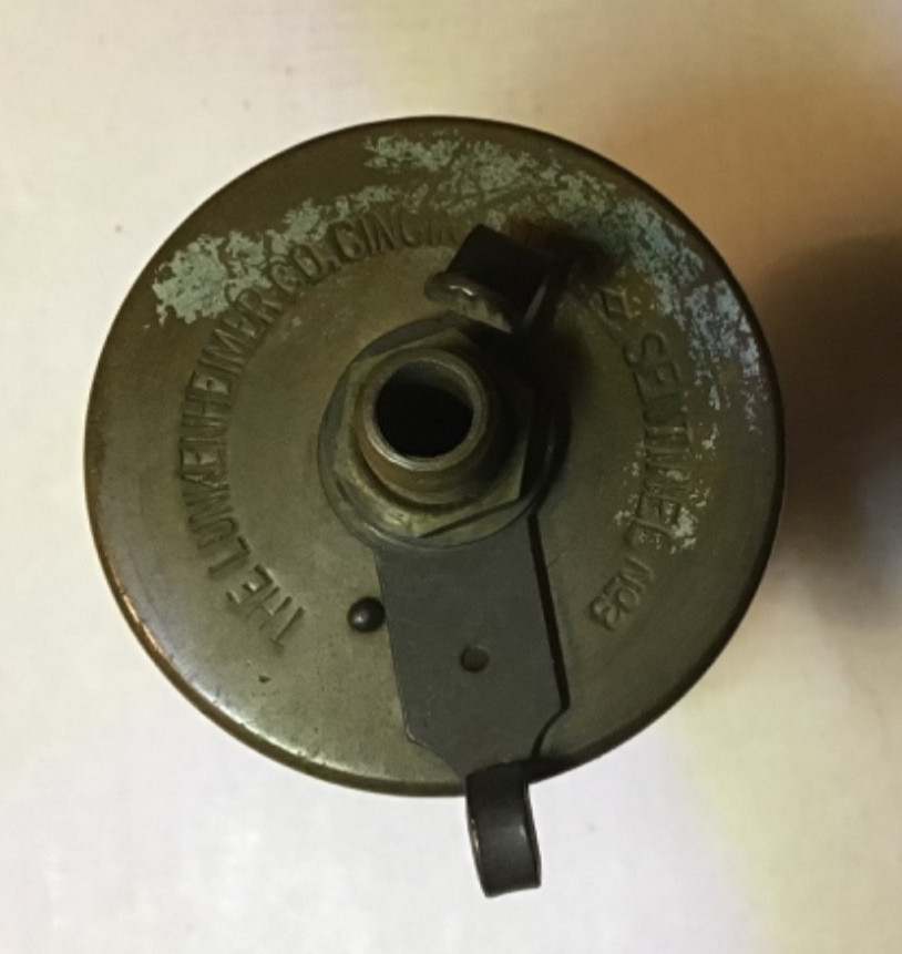 Lunkenheimer Brass Oiler Sentinel No.3 Hit&Miss gas Engine~Glass Crack Sold ASIS