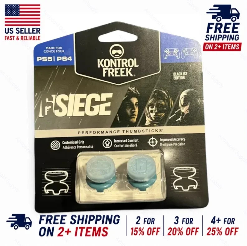 KontrolFreek FPS Thumbsticks for PS4/PS5 – Rainbow Six – Ships Fast