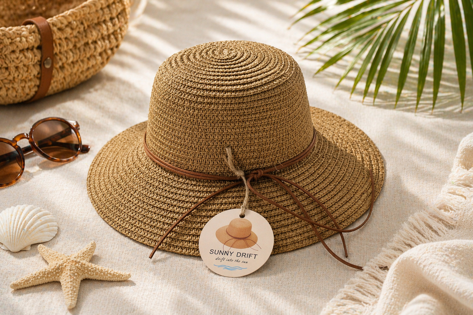 Sun Hat 100% Paper - Straw Hat for Outdoor