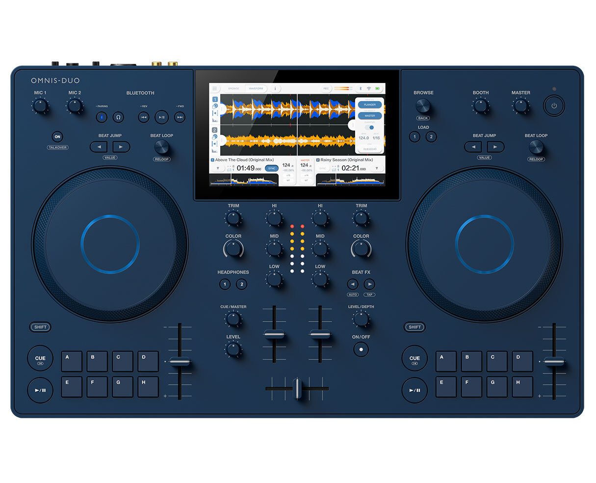 AlphaTheta OMNIS-DUO 2-Deck Battery Powered DJ Controller/Player w/Bluetooth