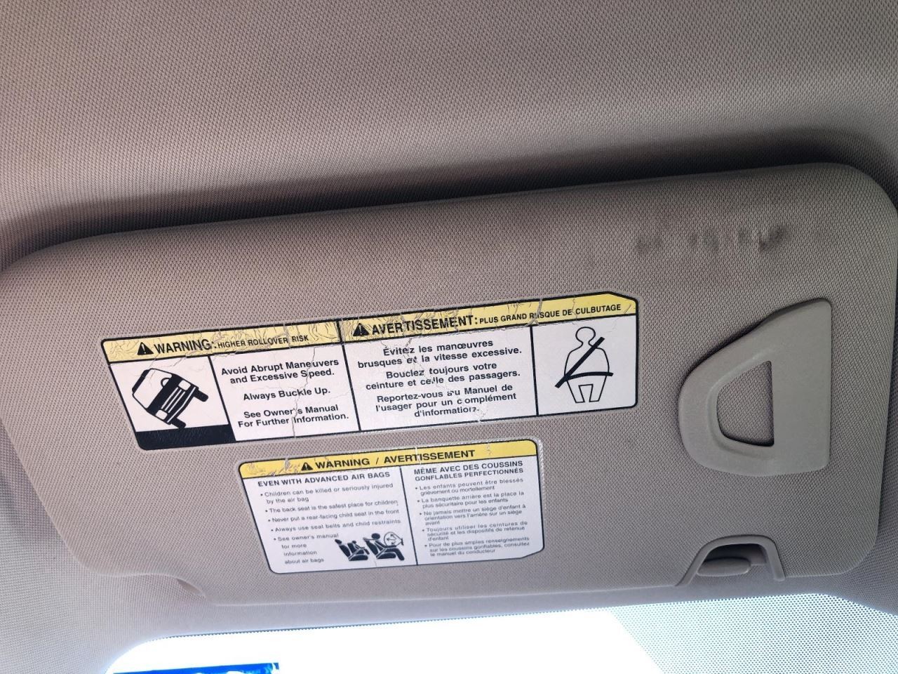 Sun Visor Left Driver  With Illumination Fits 14-17 ROGUE 952856