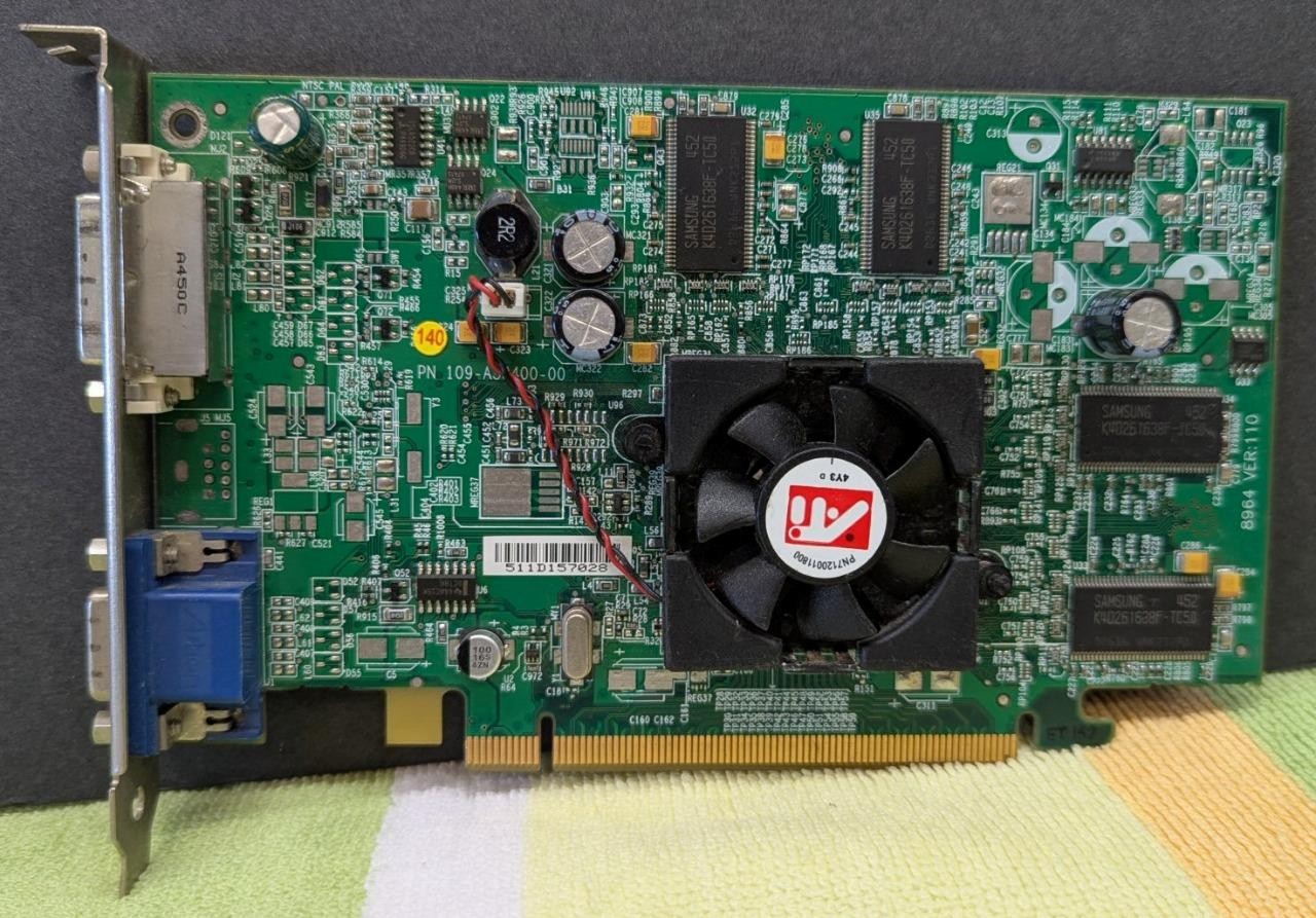 Dell SE128MB Video Card PCIe D33A27 DVI & VGA Ports