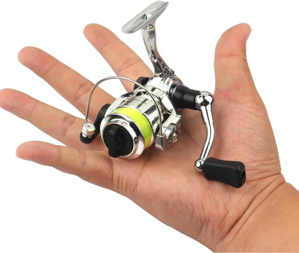 Mini Metal Fishing Wheel Spinning Reel 4.3:1 Gear Ratio Small Reel 2+1BB Bearing