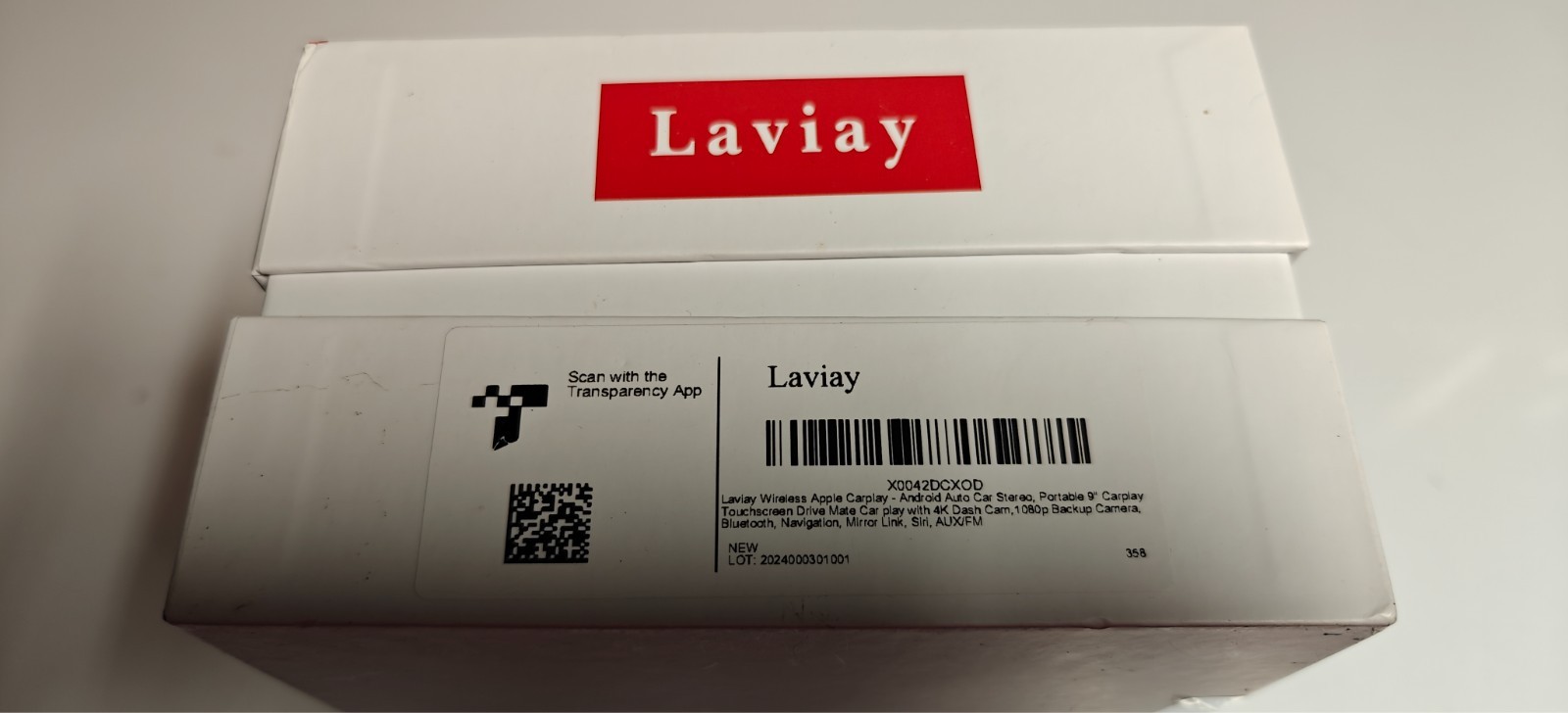 LAVIAY Touch Smart Screen 9" & Dash Cam (Apple Carplay & Android Auto)