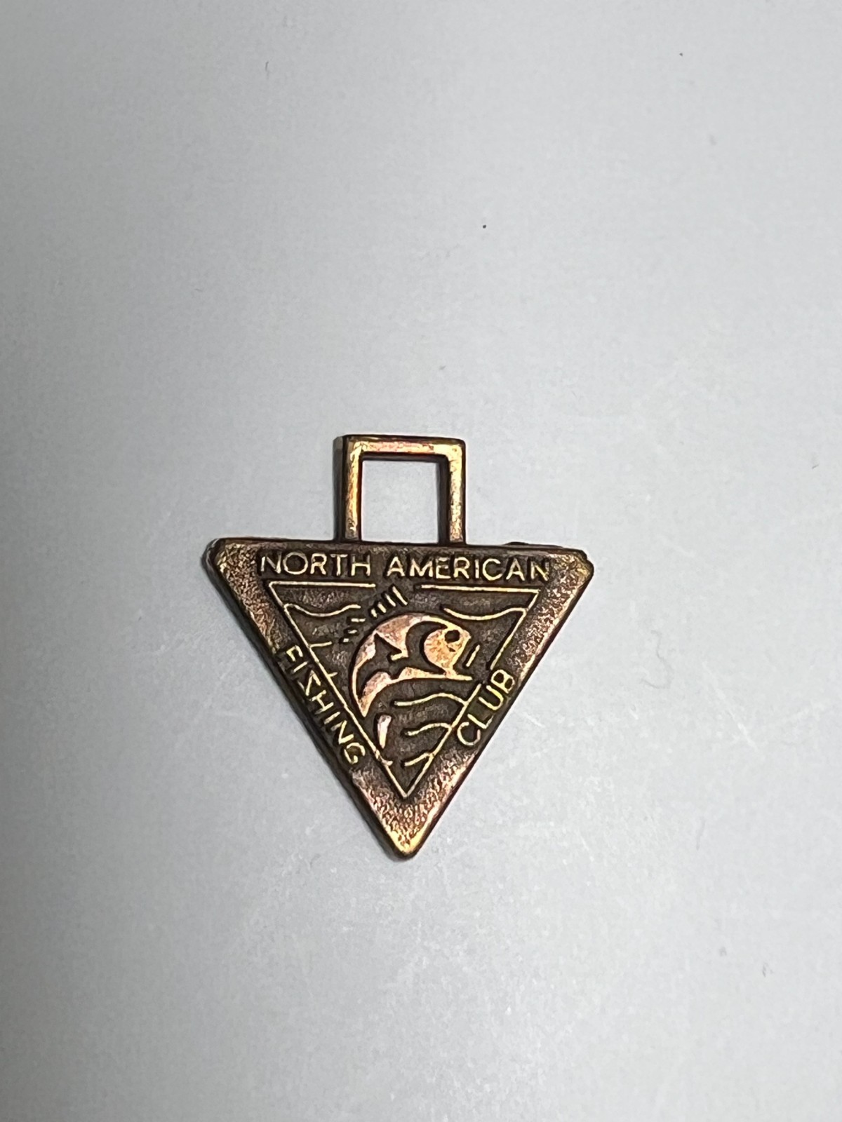 Vintage North American Fishing Club 1/2" Pendant