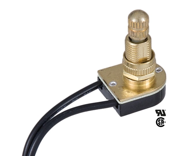 B&P Lamp On/Off Canopy Rotary Switches 5/8 Shank