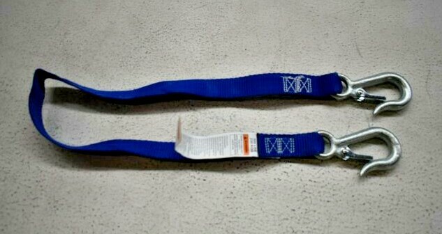 Kinedyne 48PX79 Steel Trailer Door Strap 36" Blue Snap Hook New