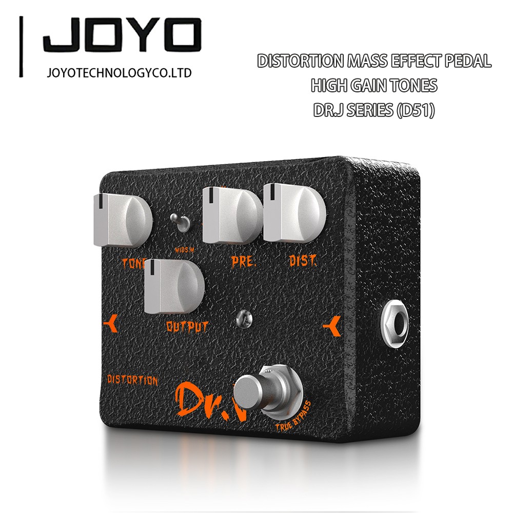 JOYO Distortion Mass Effect Pedal from British Crunch Sounds to Modern Tone D51