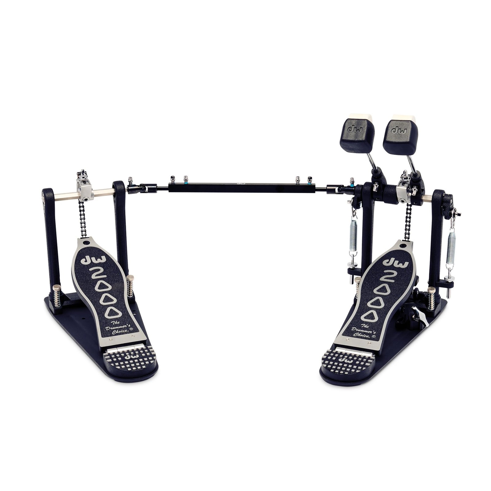 DW 2000 Series Double Bass Pedal Black and Steel