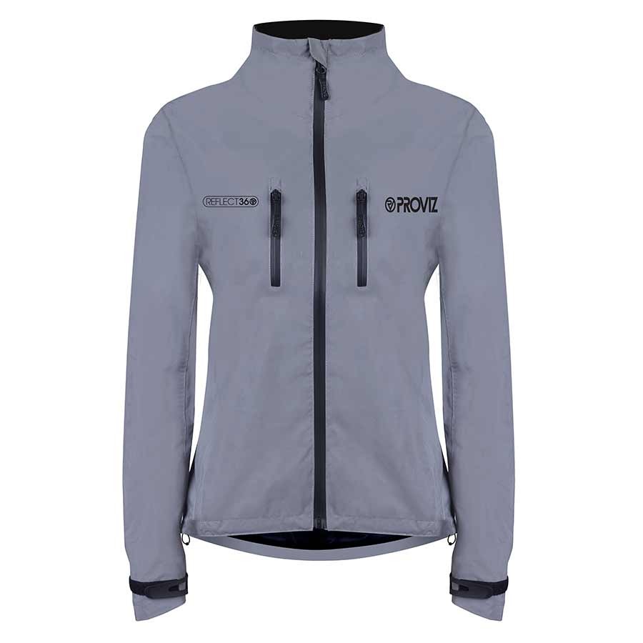 Proviz Reflect360 Women Cycling Jacket 34 Waterproof Silver Reflective
