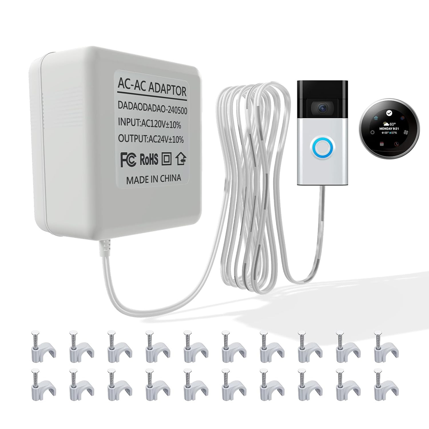 Doorbell Transformer 16-24 Vac Ring Doorbell Ring Doorbell Wired Doorbell