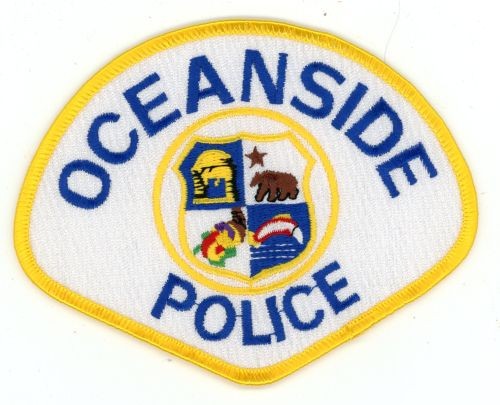 CALIFORNIA CA OCEANSIDE POLICE NICE SHOULDER PATCH SHERIFF
