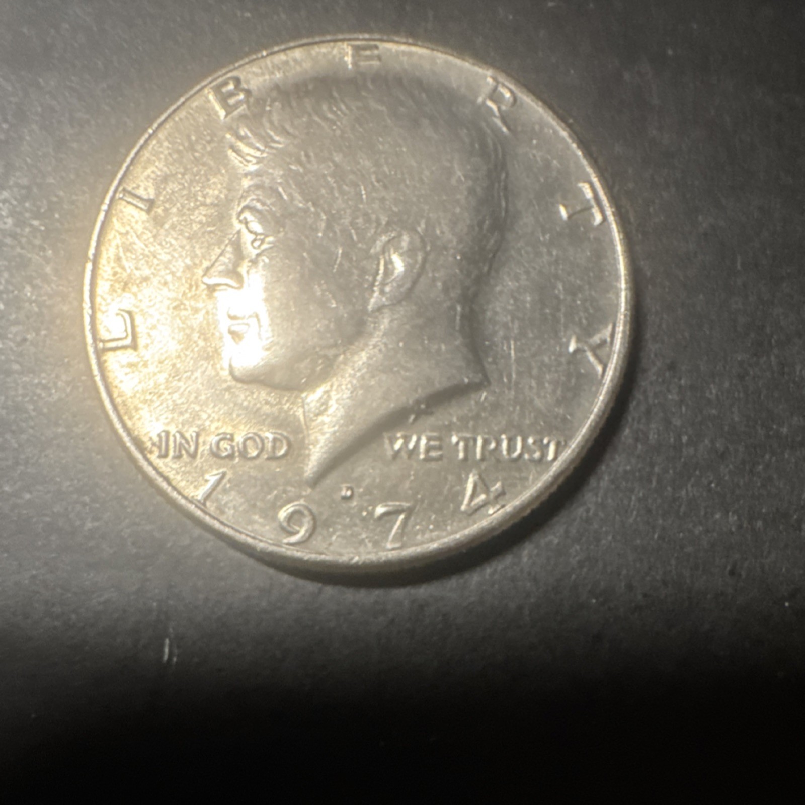 1974 Kennedy Half Dollar 50C Coin Circulated Uncertified Collectible US Currency