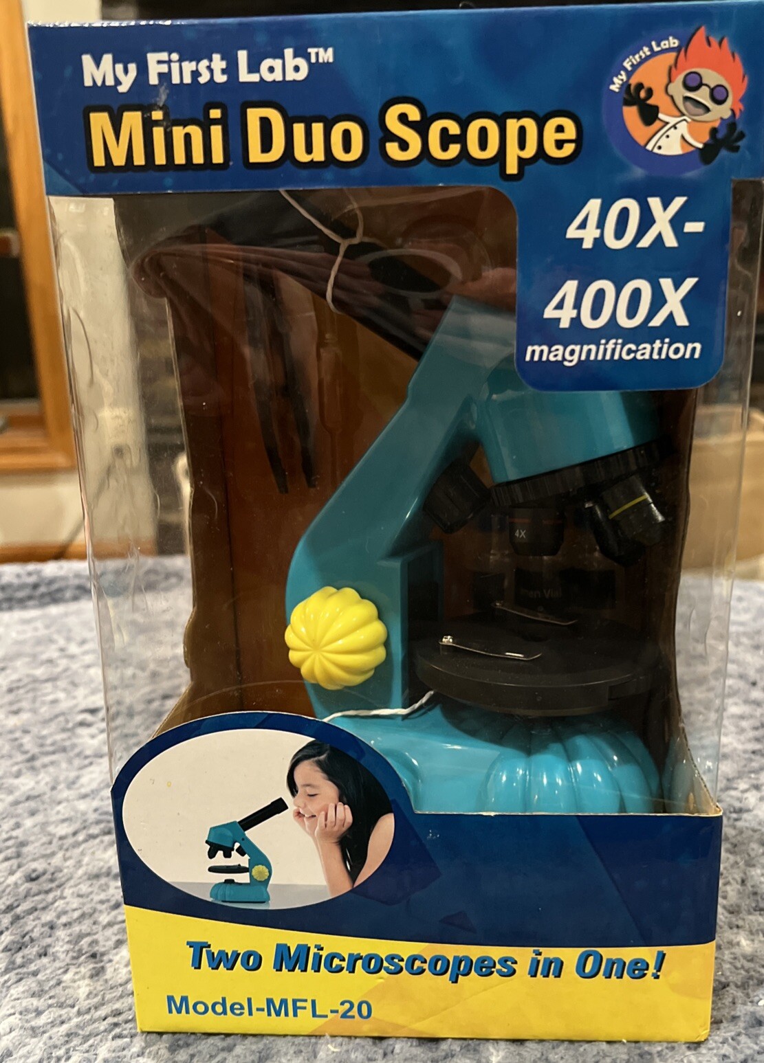 My First Lab DUO Scope Starter Kit 2-in-1 Microscope w/ Accessories - MFL-20 NEW