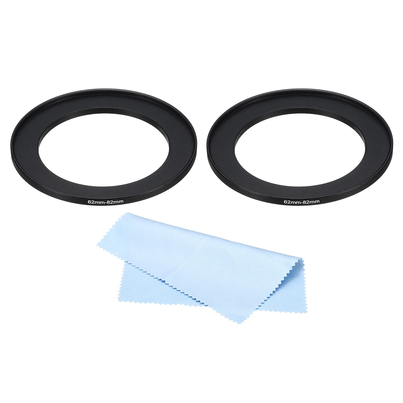 62mm-82mm Step Up Ring Camera Lens Filter Adapter Ring Filter with Cloth