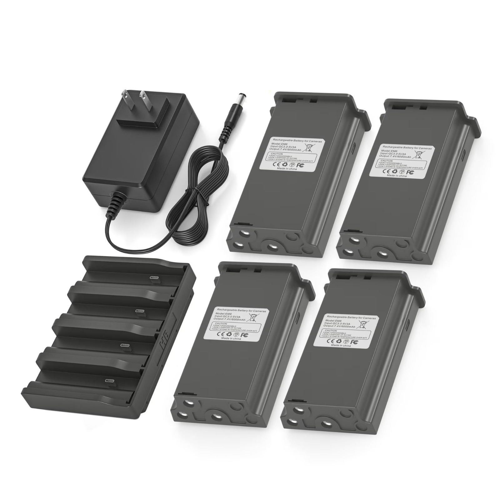 Reveal Trail Camera Battery Charger Combo for Ultra, Pro 3.0, X Gen 2.0 3.0