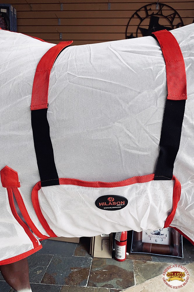 C-7-72 72" Hilason Horse Fly Sheet Uv Protect Mesh Bug Mosquito Summer Spring