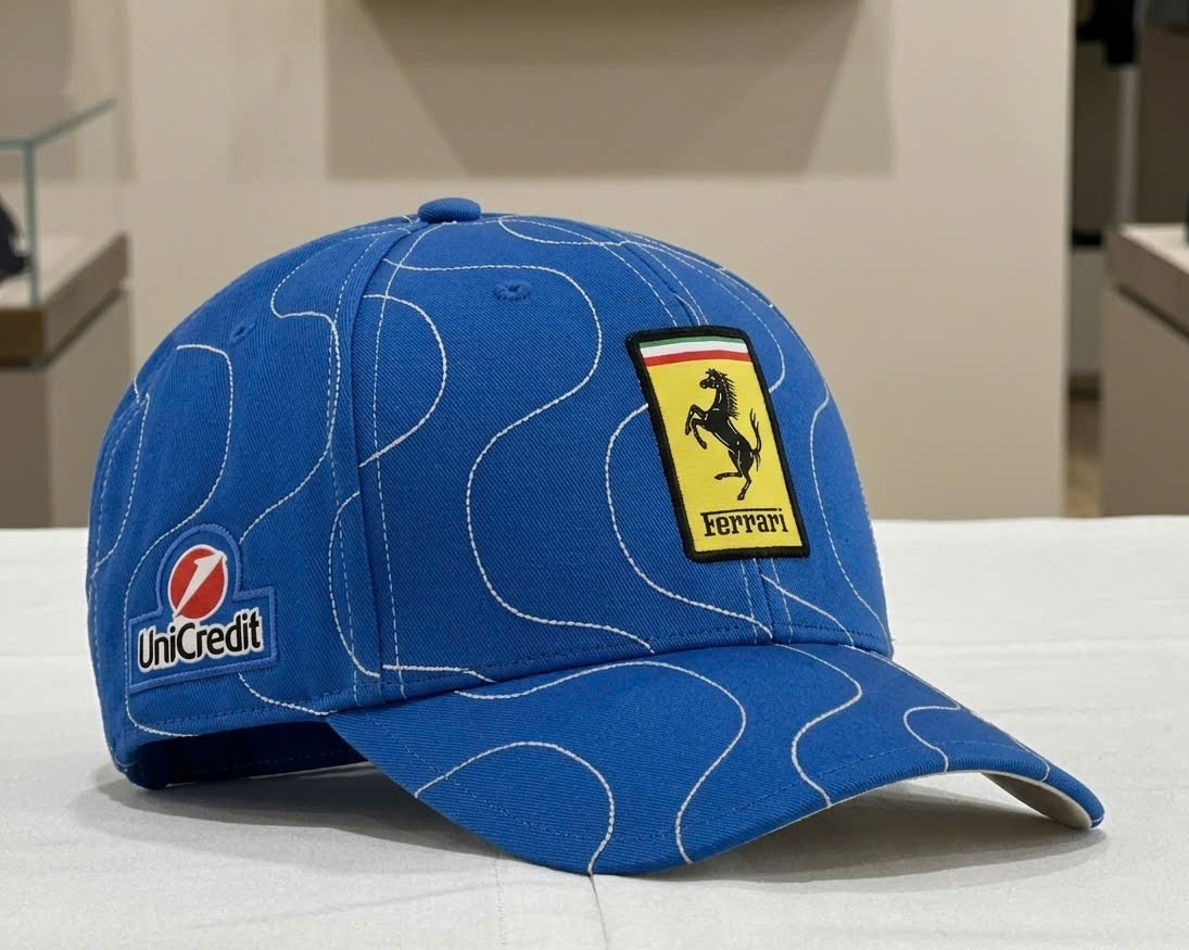 PUMA Scuderia Ferrari F1 Team Monza GP 2025 Limited Edition Blue Baseball Cap