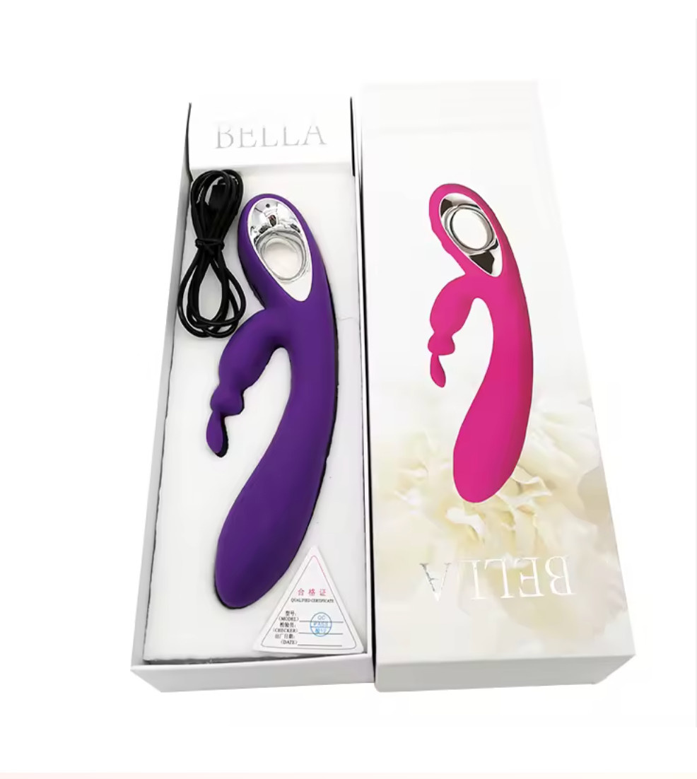 Waterproof Rechargeable Silicone Rabbit Vibrator – 36 Vibration Patterns PURPLE