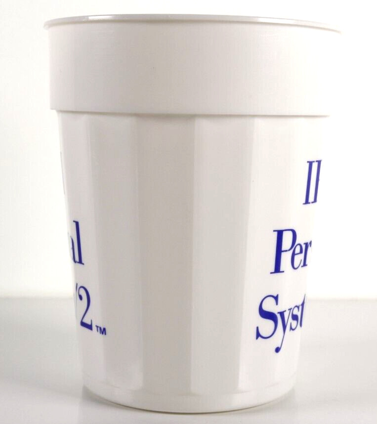 Vintage IBM System/2 Plastic Cup