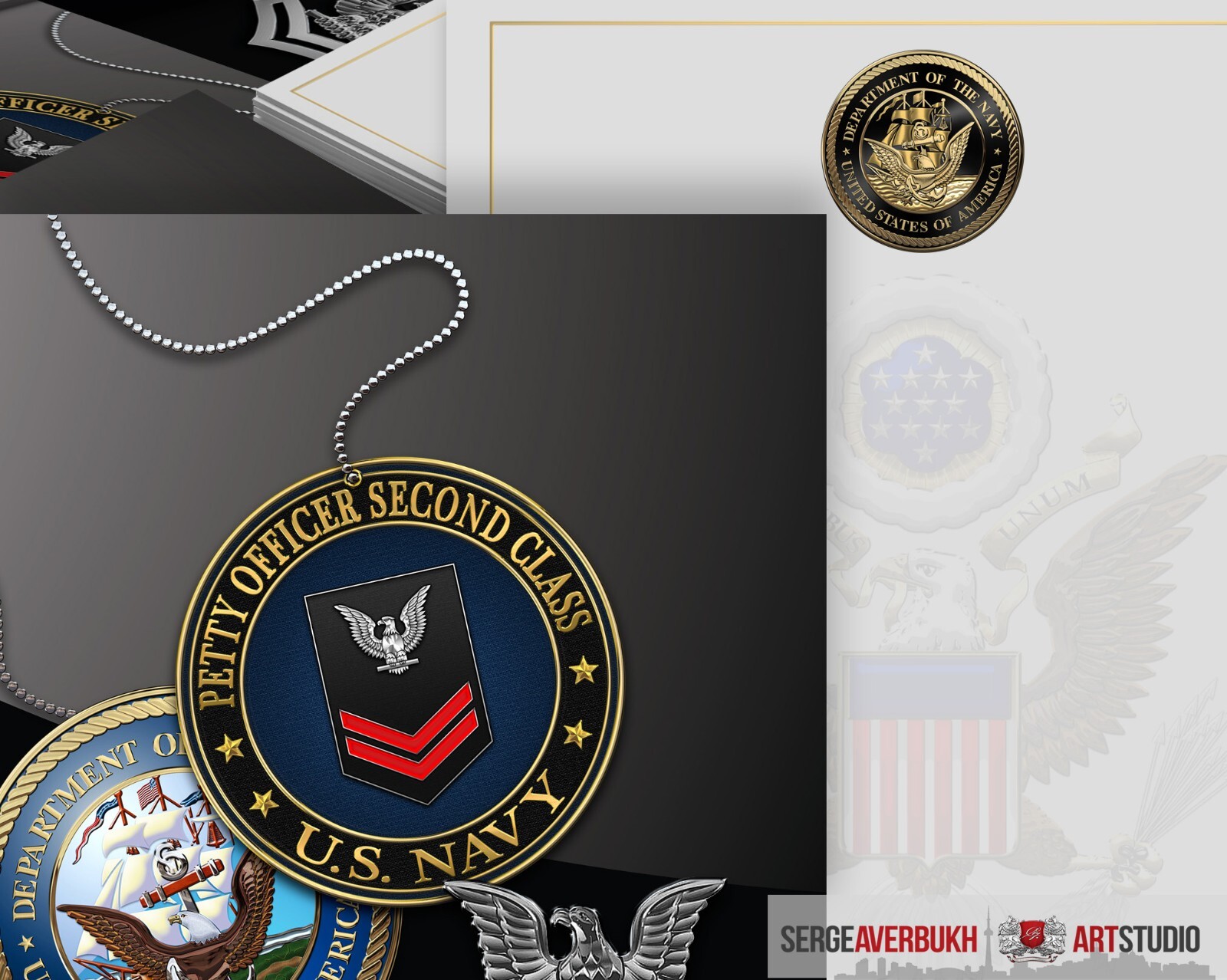 Customizable Navy Petty Officer 2nd Class Invitation Template DIGITAL DOWNLOAD