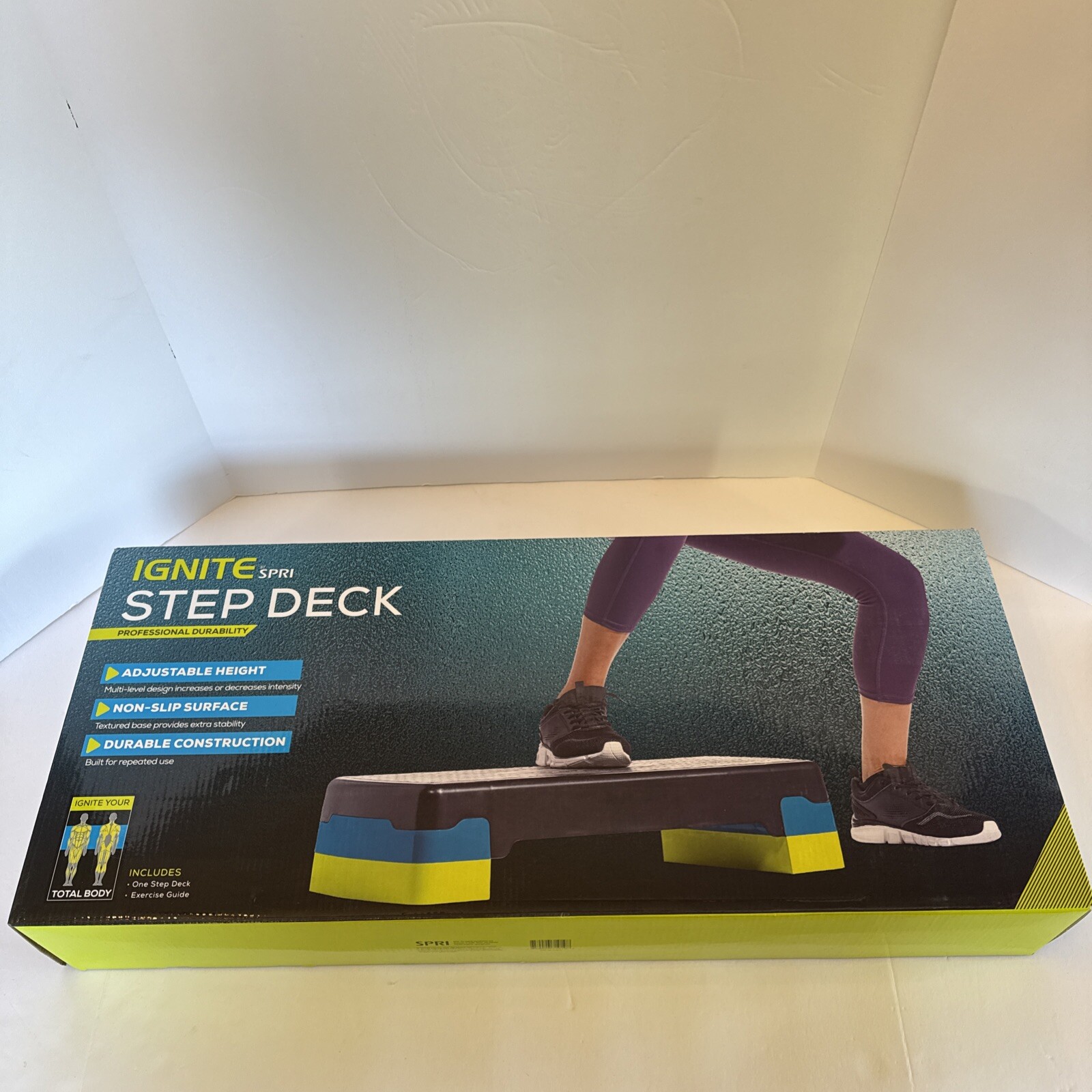 Ignite Exercise Step Deck Adjustable Height new in box