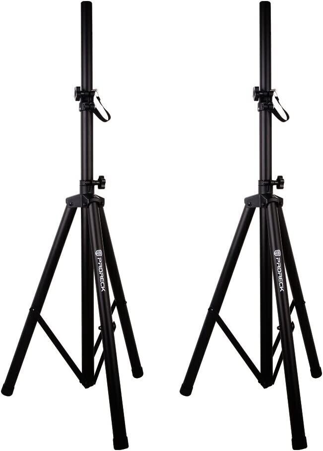 PRORECK PR-15 Tripod Stands for PA/DJSpeaker Adjustable Height Pair