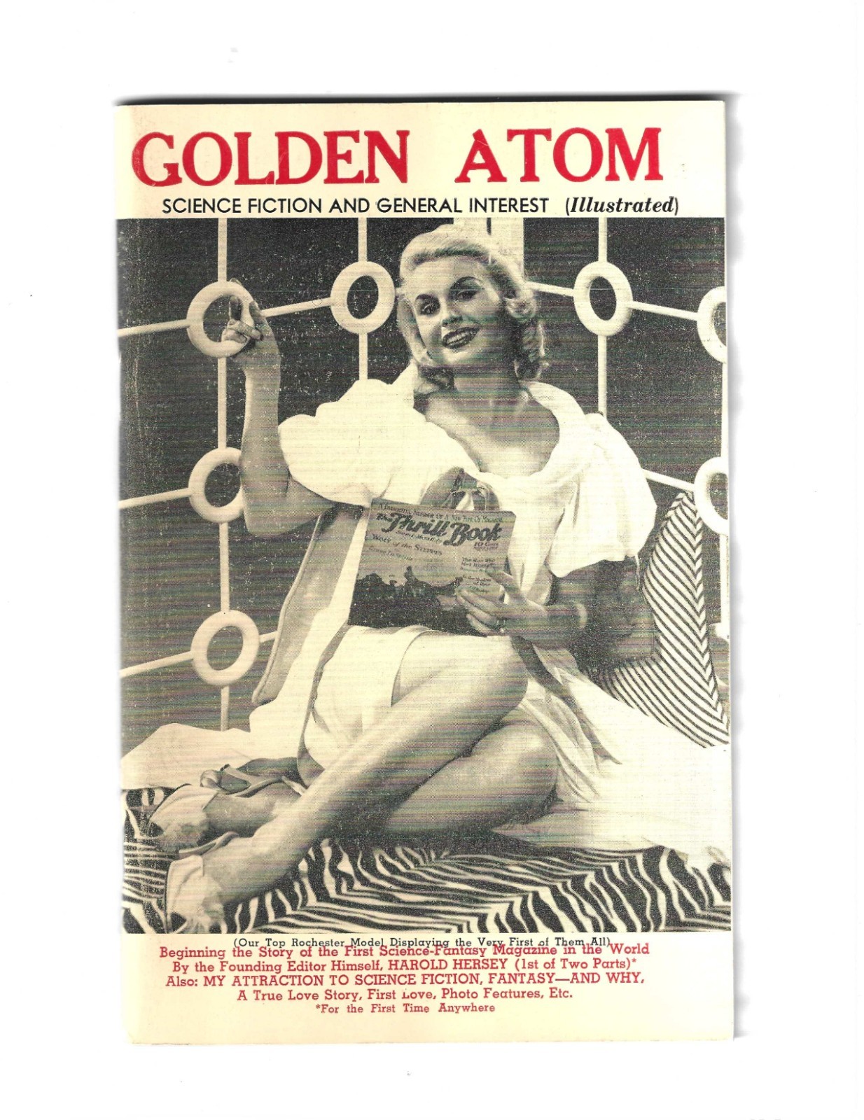 Golden Atom Science Fiction 1955 Softcover Book FINE/VF