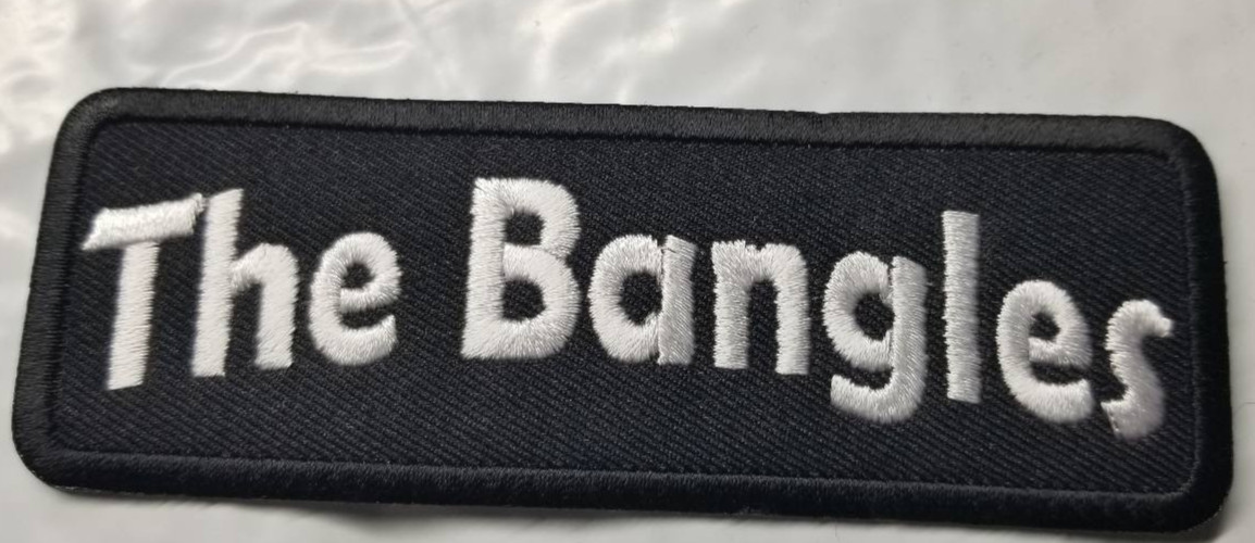 The Bangles Band Embroidered approx 1.5x4.5"