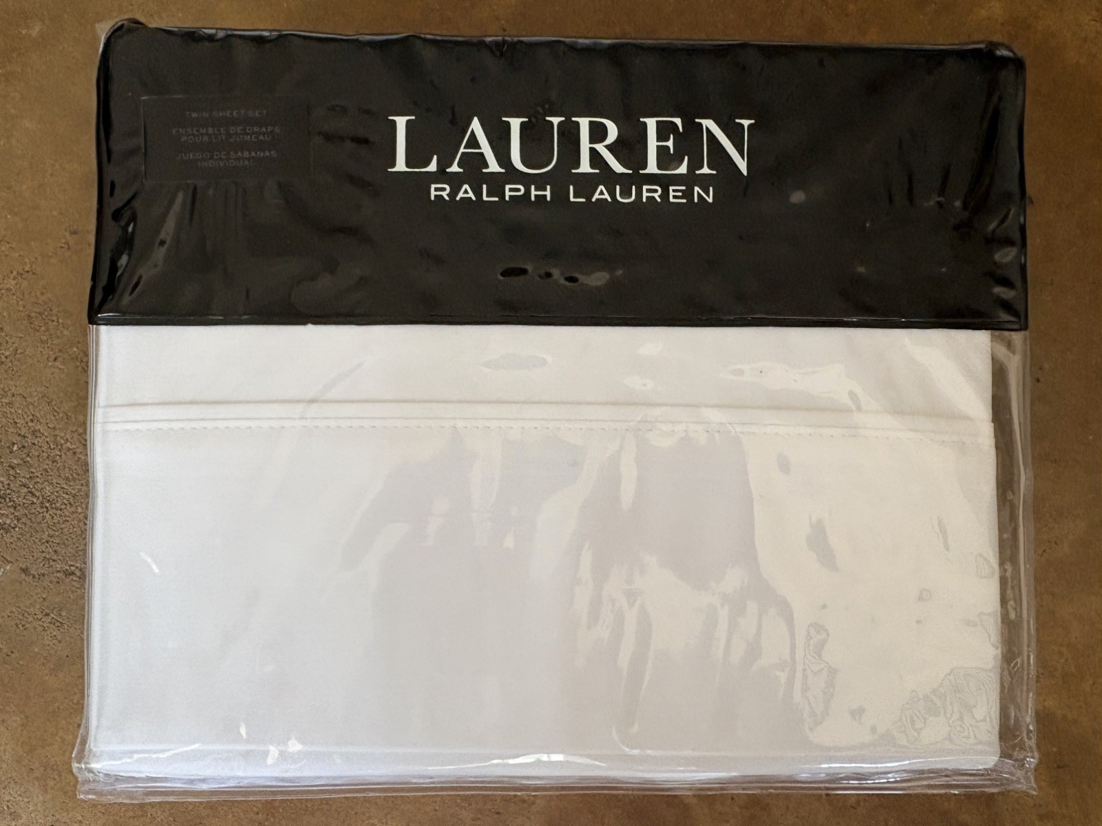 NEW Ralph Lauren Twin Dunham Sateen 300TC 100% cotton White