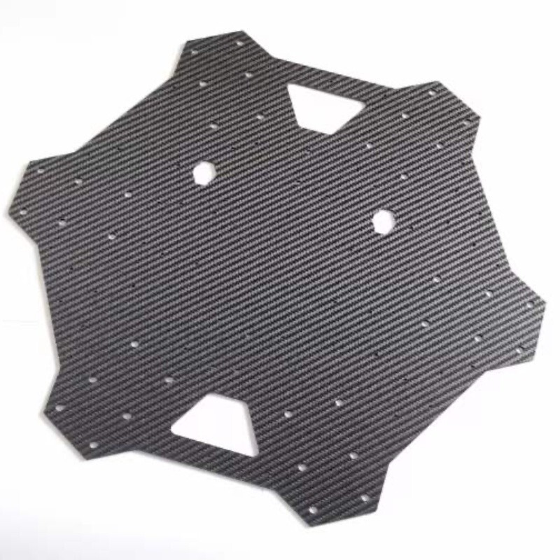 Carbon Fiber Sheet Plate Panel Custom CNC Cut Process Carve FPV Drone Arm Frame