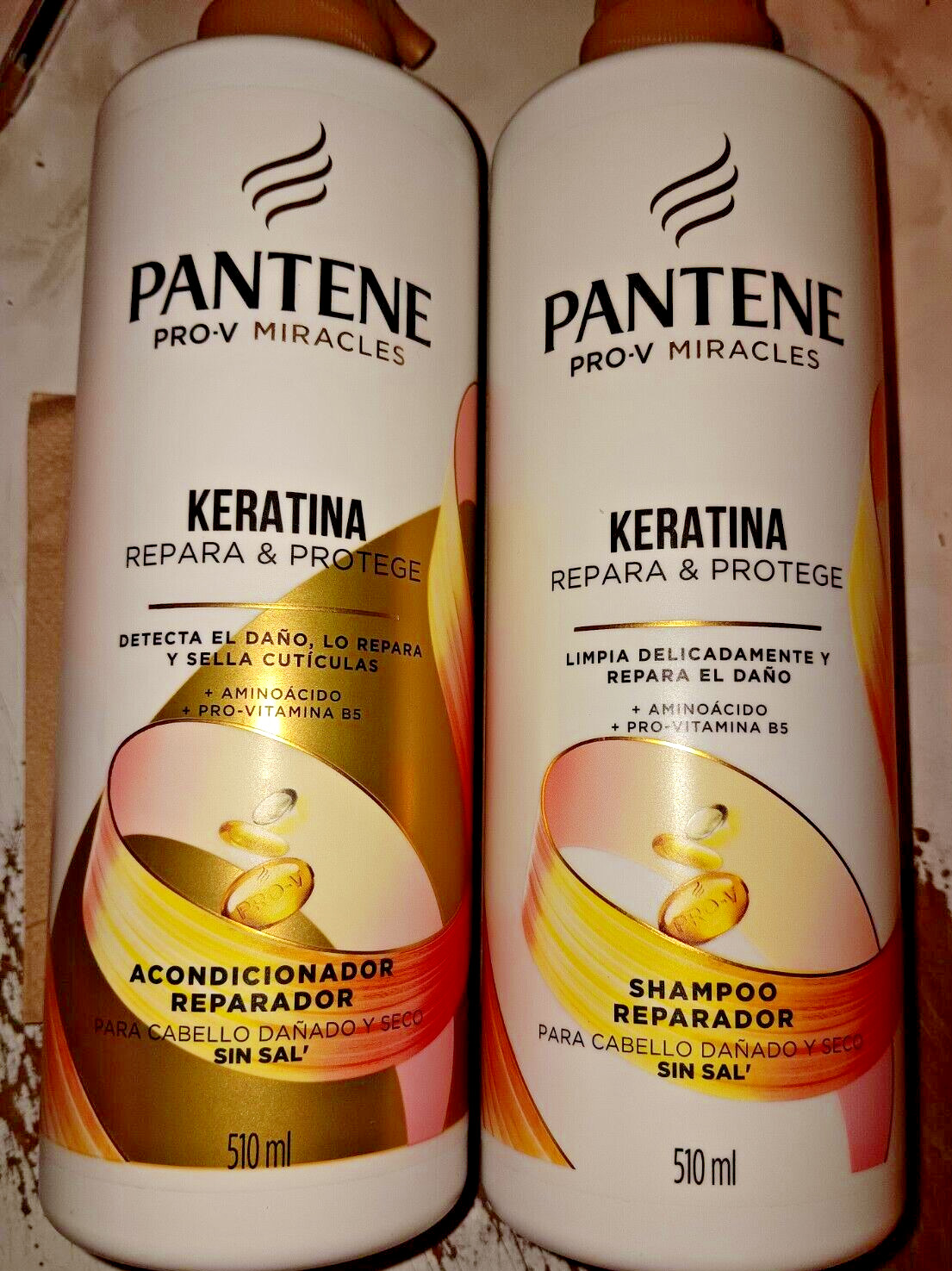 PANTENE KERATINA SHAMPOO Y ACONDICIONADOR SET