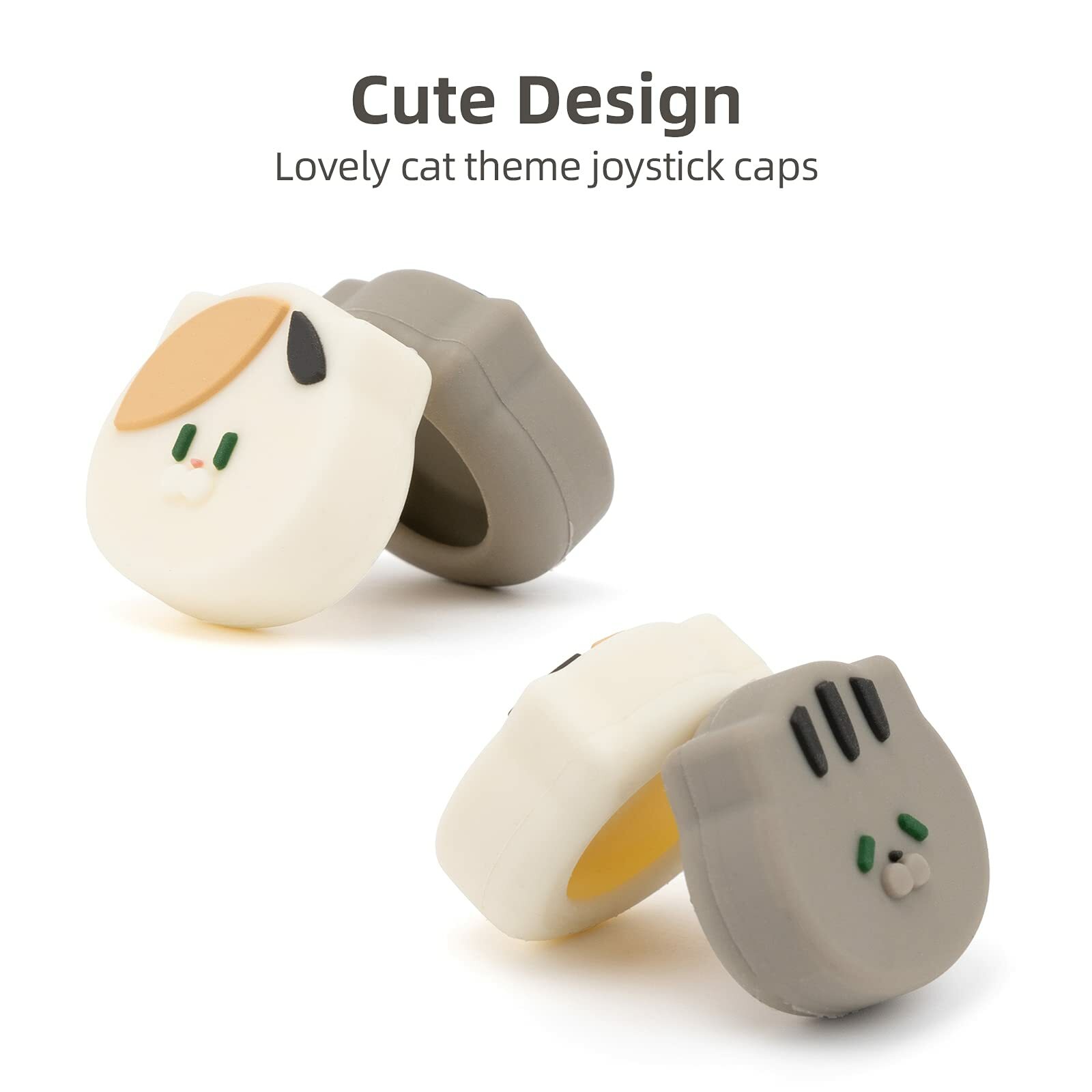 GeekShare Thumb Grips Analog Stick Caps for Nintendo Switch & Switch OLED &Lite