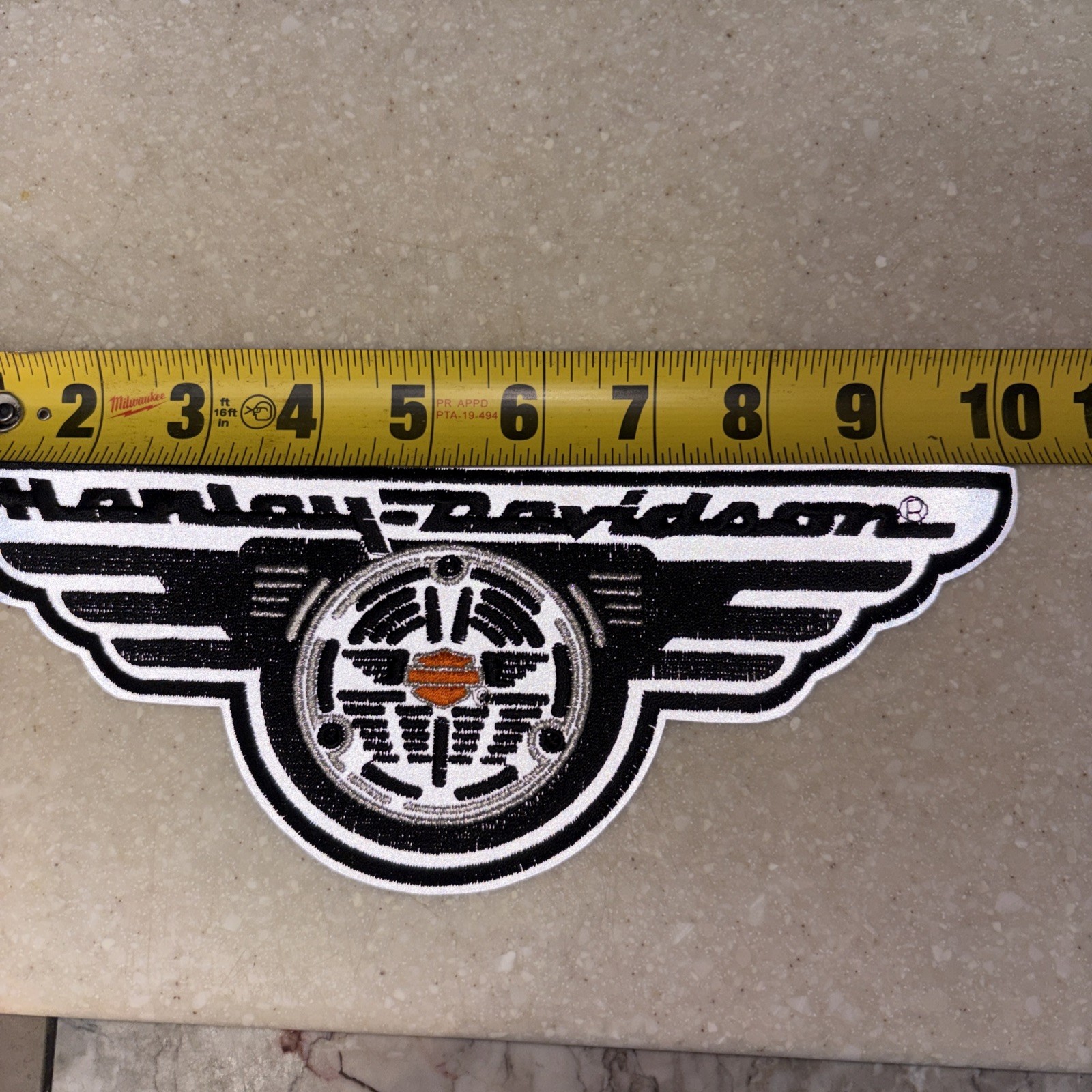 New Harley Davidson Old Style Horn Patch / Emblem