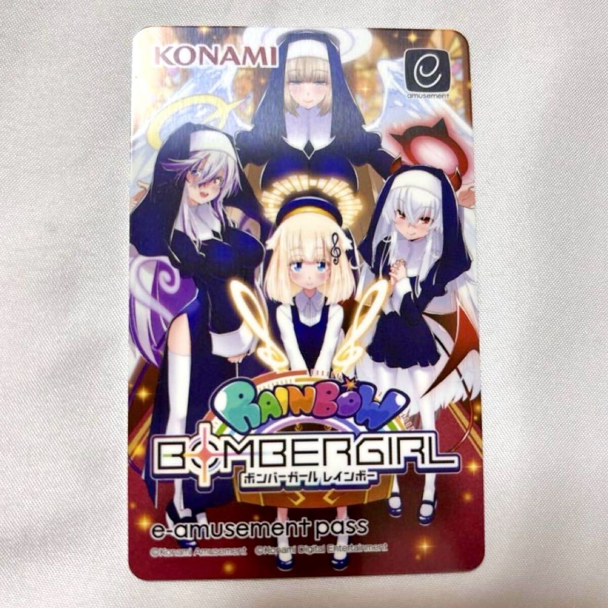 NEW Konami e-AMUSEMENT PASS Card BOMBERGIRL RAINBOW bomber girl Amusement IC