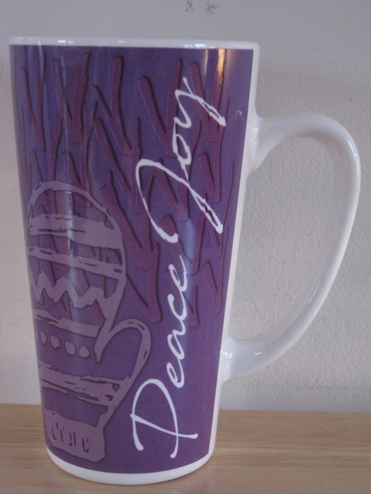 California Pantry 16 Oz Tall Christmas Holiday Mug Peace Joy