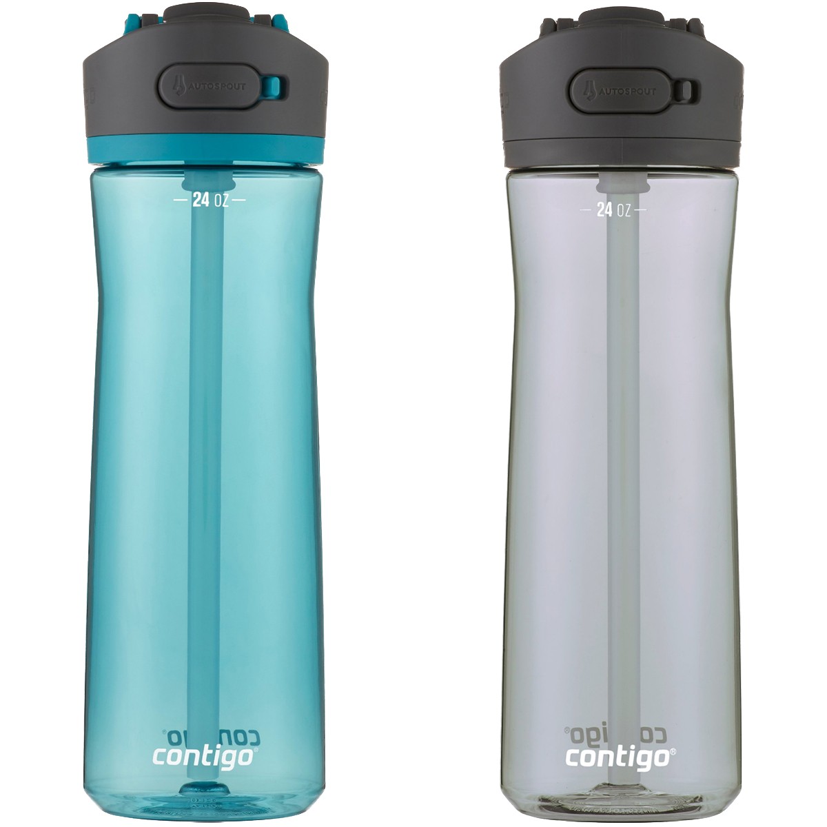 Contigo 24 oz. Ashland 2.0 Tritan Water Bottle with AutoSpout Lid 2-Pack