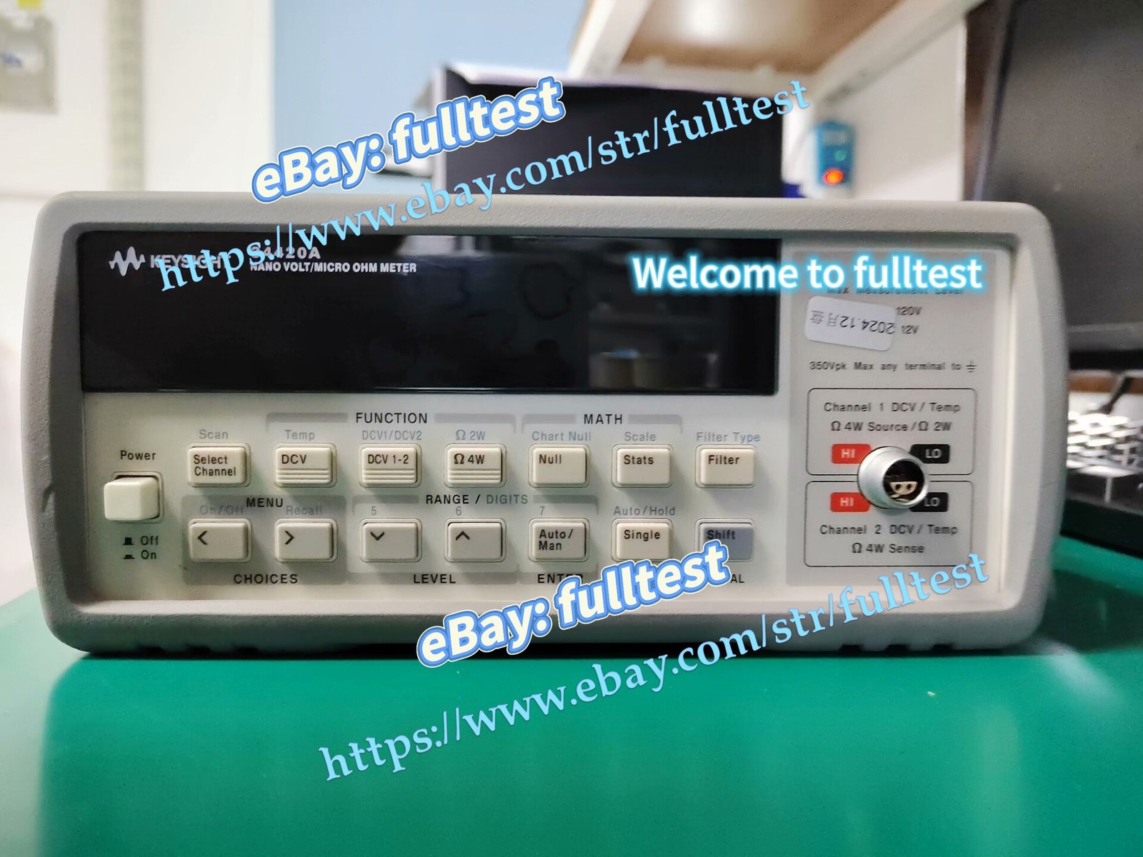 1pcs HP Agilent Keysight 34420A 7 1/2 bit nanovolt/-fulltest