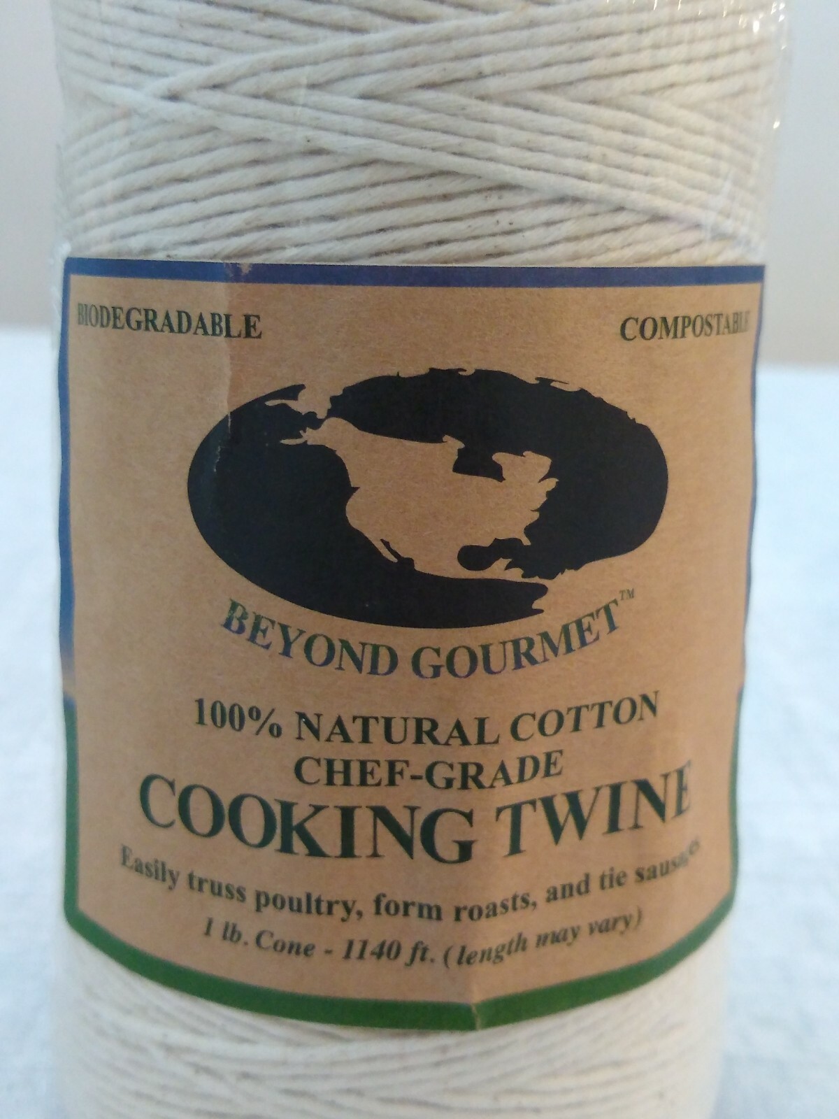 Beyond Gourmet chef grade cooking twine 1 pound cone Hic