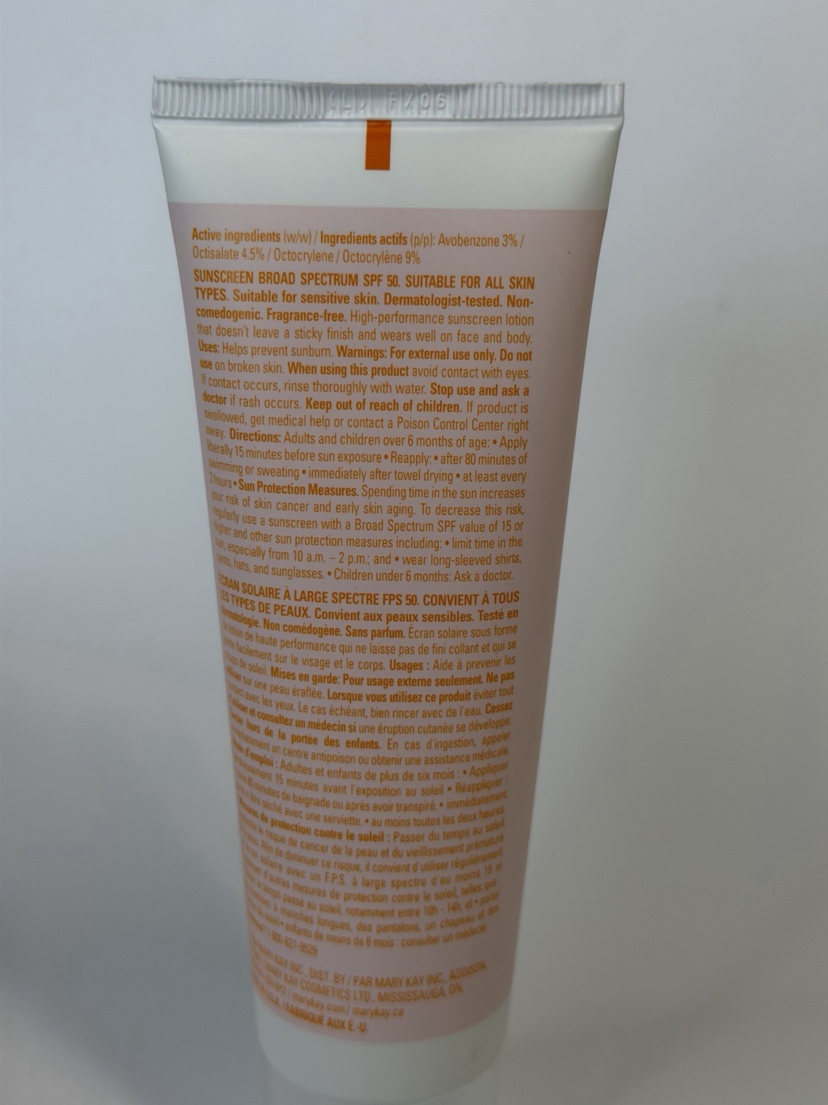 Mary Kay Sunscreen Broad Spectrum SPF 50 4.0 Oz. #237287 NIB Face Body
