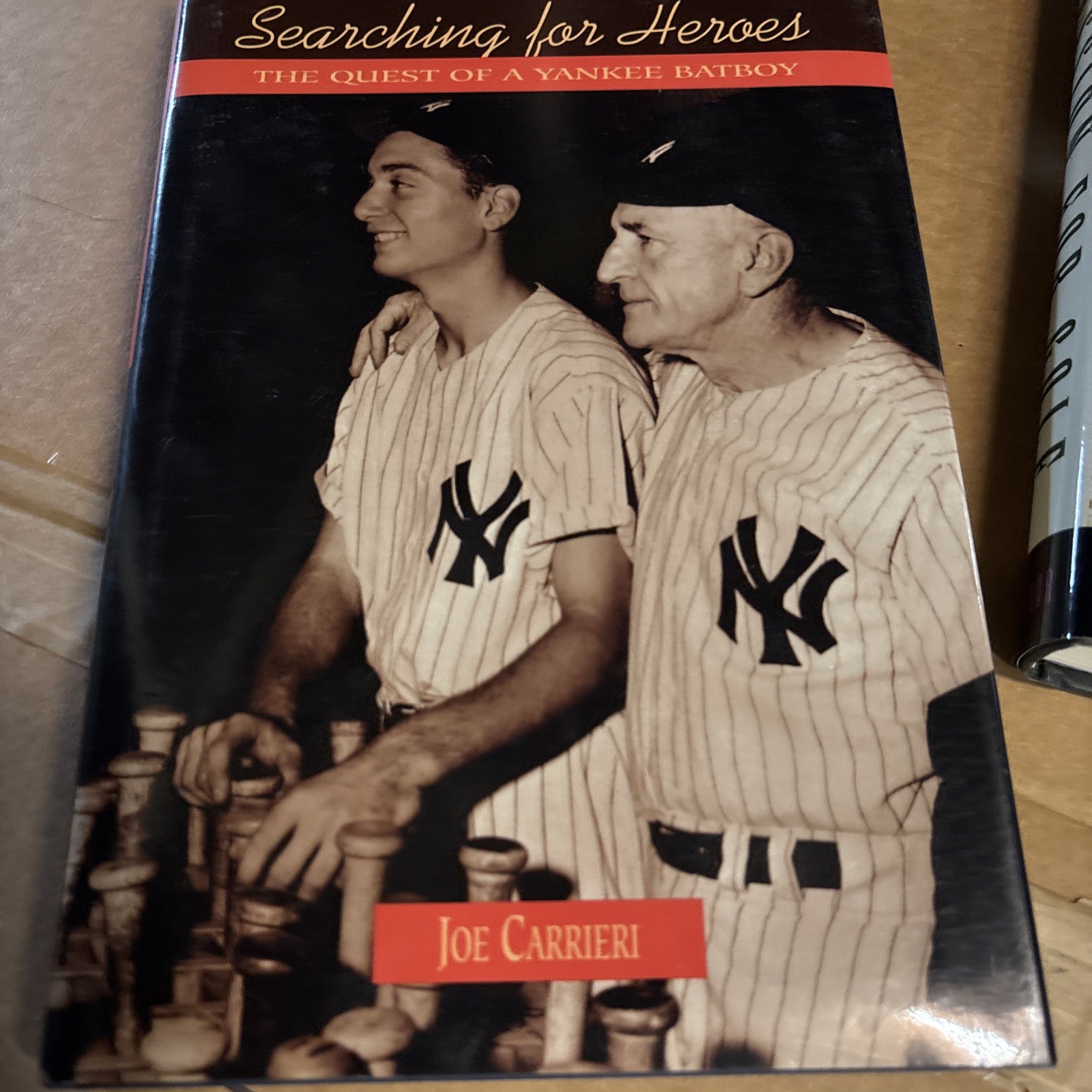 Signed Copy Joe Carrieri "Searching for Heroes" Excellent