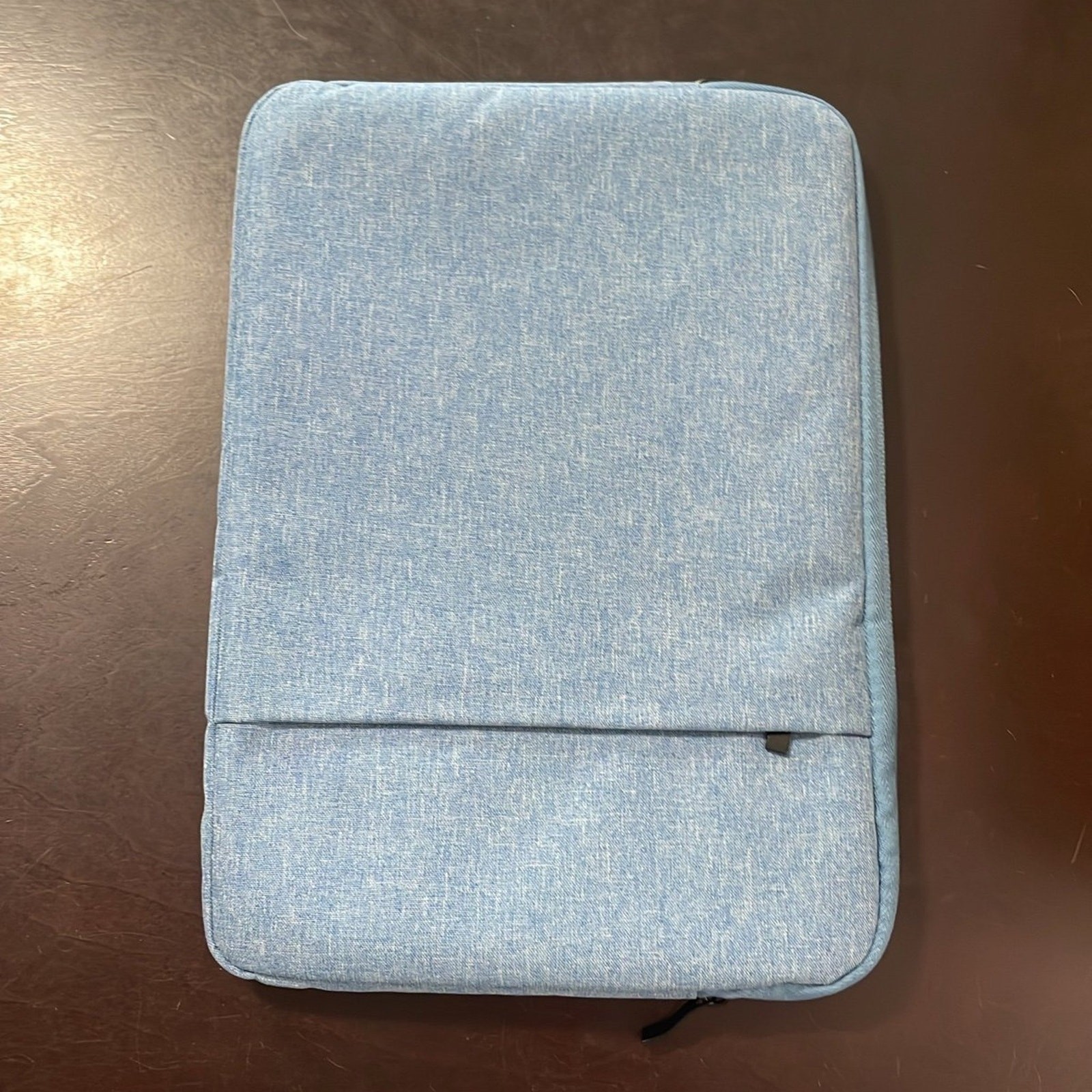 MacBook Air 13” shell with blue soft case