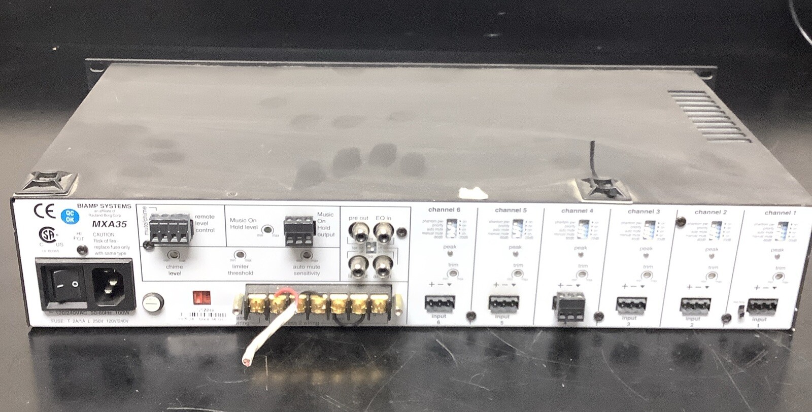Biamp MXA35 Mixer Amplifier