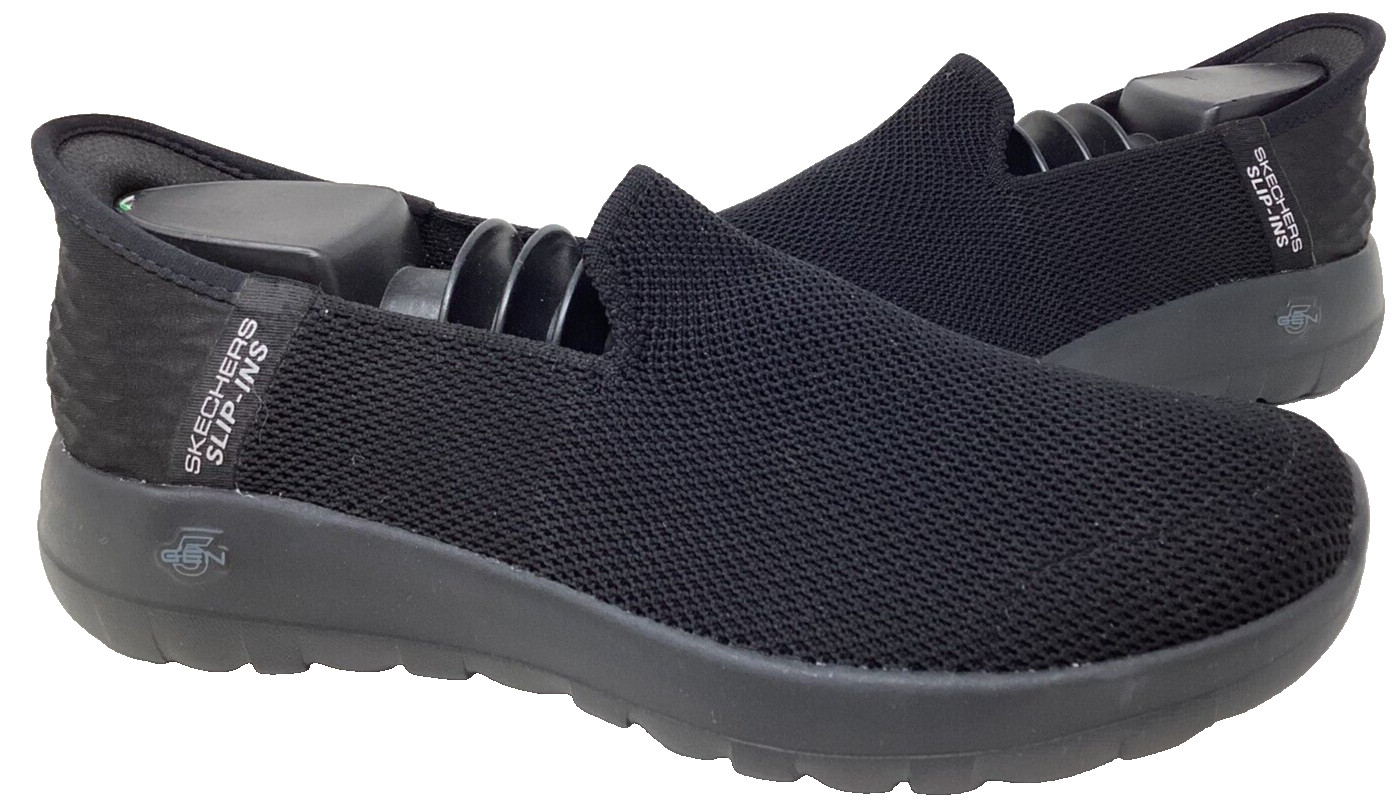 Skechers Women's Slip-Ins Go Walk Joy Vela Slip On Shoes Black Size:7 147H