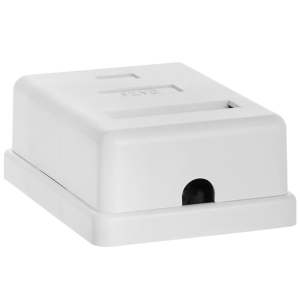RJ45 Ethernet Network Surface Mount Keystone Jack For Cat5E, Cat6 Cable