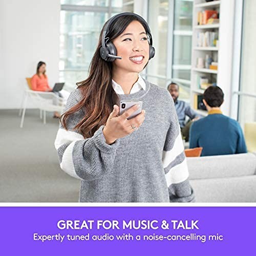 Logitech Zone Bluetooth Wireless Mic Headset Integrated For Microsoft Teams