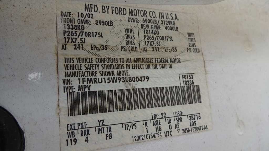 FAN BLADE PLASTIC FITS 97-04 EXPEDITION 597263