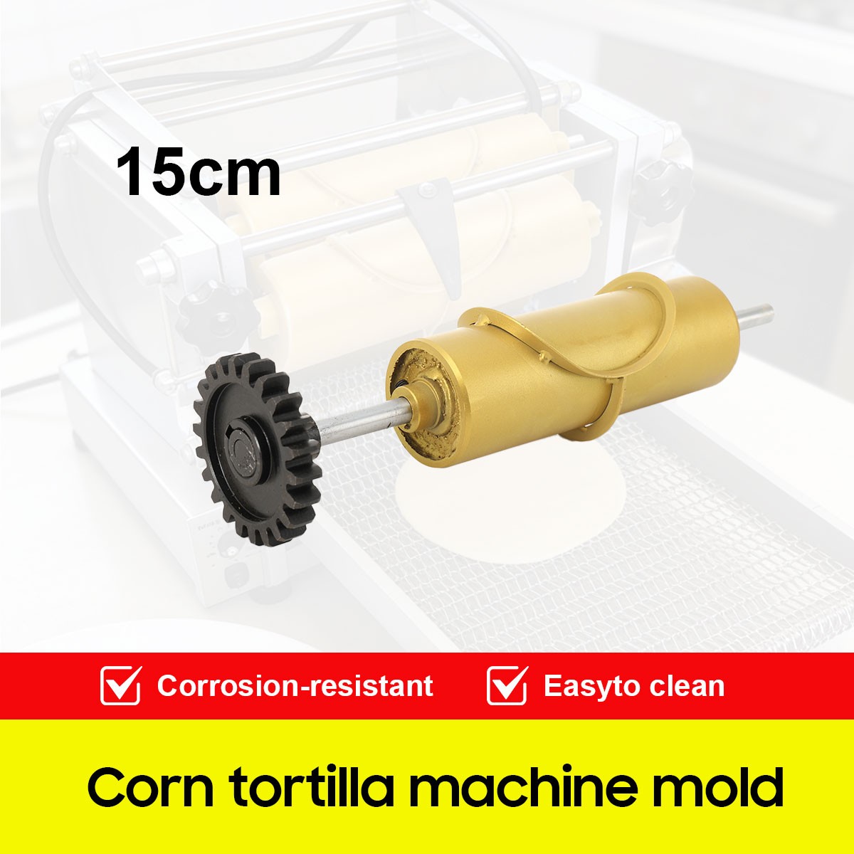 15cm Customized Mold Gold Mould For Corn Tortilla Making Machine Tacos Maker